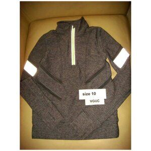 Ivivva Girl by Lululemon 🍋 Glow and Go Pullover thumbholes side pockets size 10